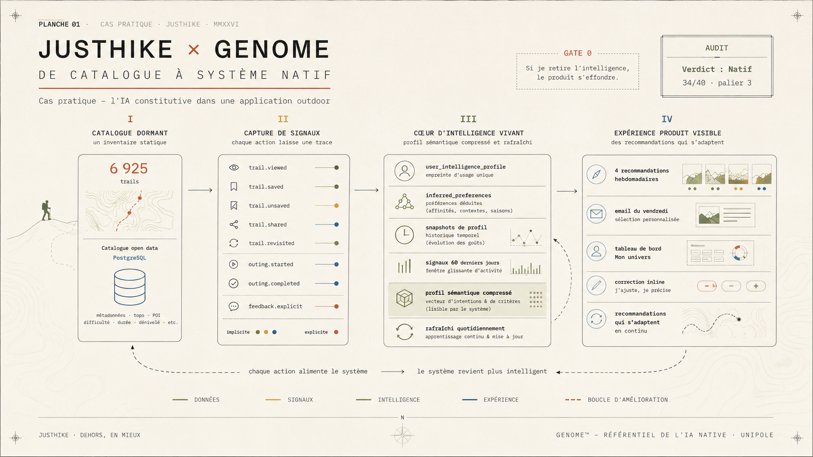 JUSTHIKE × GENOME — من كتالوج إلى نظام أصلي